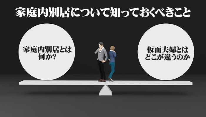 家庭内別居について知っておくべきこと