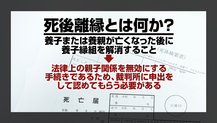 死後離縁とは何か？