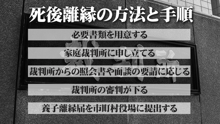 死後離縁の方法と手順