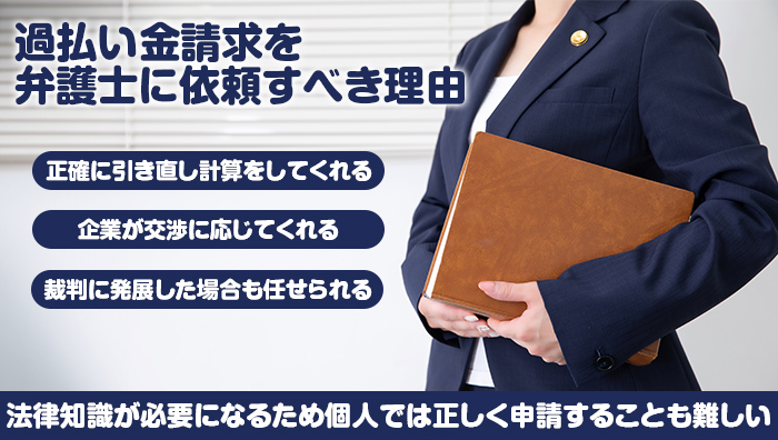 過払い金請求を弁護士に依頼すべき理由